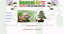 Desktop Screenshot of bonsai4u.com